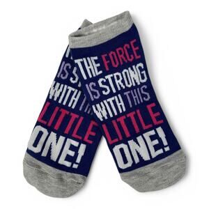 Mandalorian The Force is Strong With This Little One! Socks Star Wars